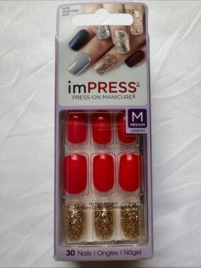 imPRESS Press-On Manicure Medium Length Break Dawn Nails